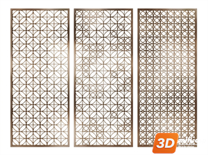 Folding screen Skp Files 